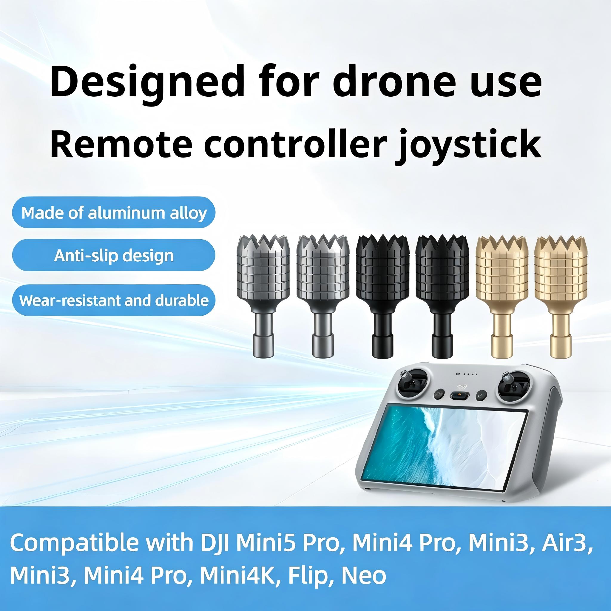 Drone Control Stick - Thumbsticks Antideslizantes para DJI RC, Tapas