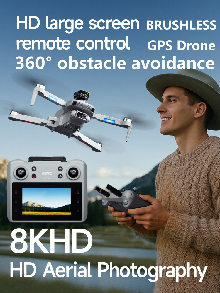 Dron con pantalla GPS profesio - Drone Controller Screen reseña y precio